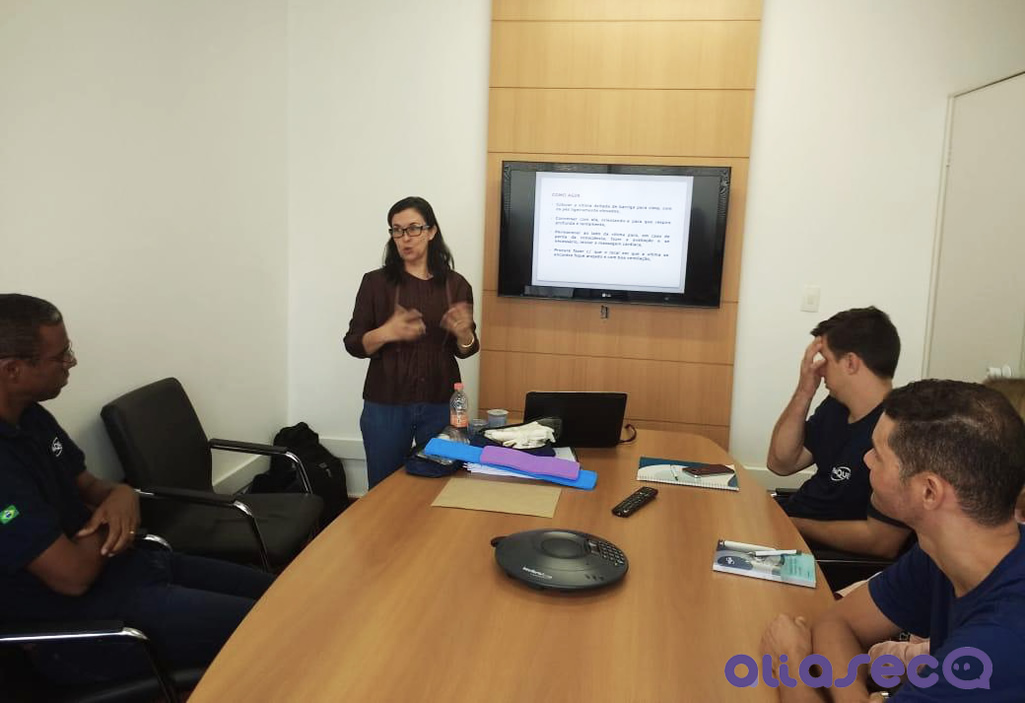 Palestra sobre “Primeiros Socorros” ministrada em Piracicaba.